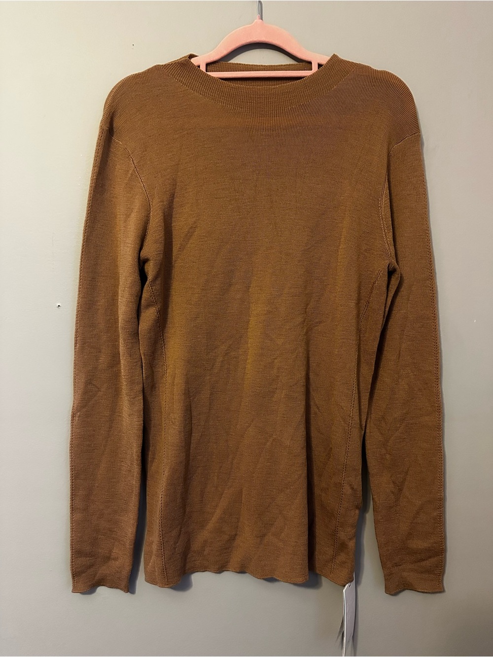 Grace karin brown merino wool NWT Quiet Luxury & Old Money minimalist